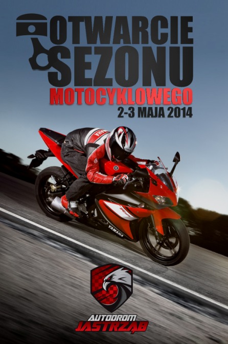 Tor Jastrząb - Plakat motocykle