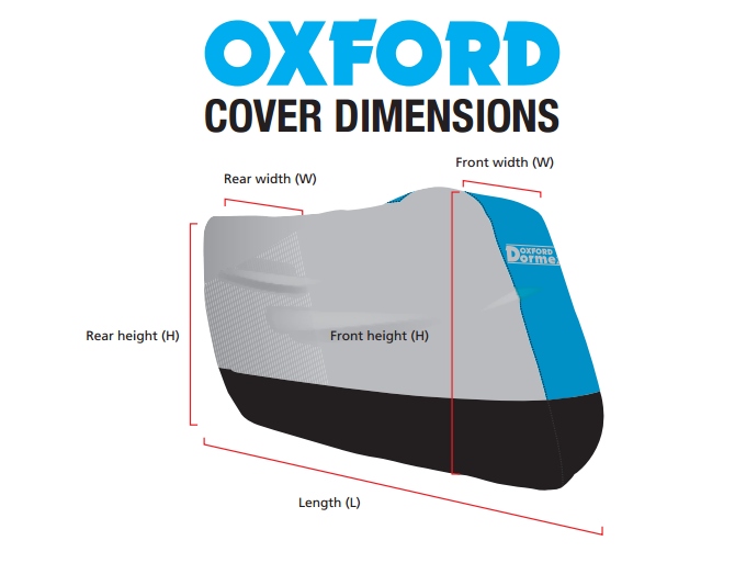 Pokrowce oxford tabela rozmiarów